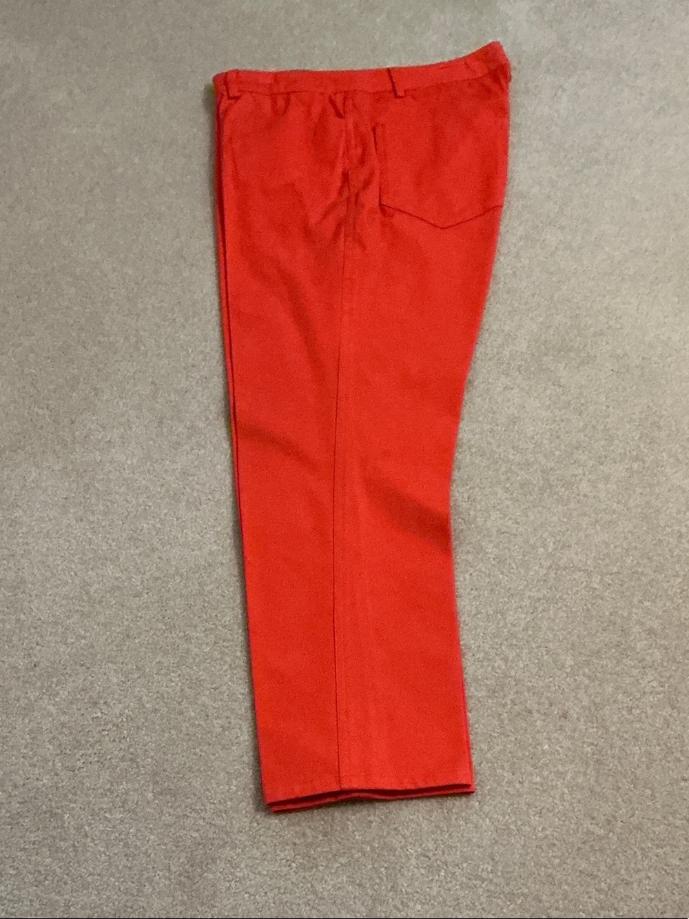 Peace of Cloth Red Straight-Leg Pants